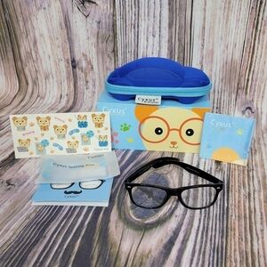 CYXUS Blue Light Blocking Kids Age 4-8 Black Computer Glasses